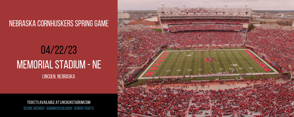 Nebraska Cornhuskers Spring Game at Memorial Stadium